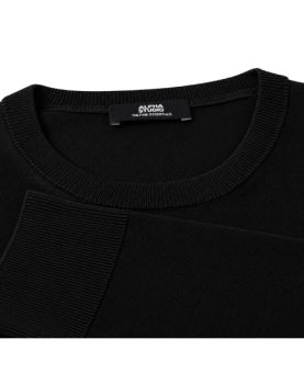 Alpha Studio - maglia girocollo seta e cashmere