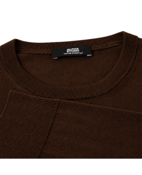 Alpha Studio - maglia girocollo seta e cashmere