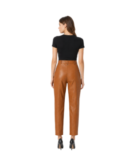 Twinset - pantaloni effetto pelle