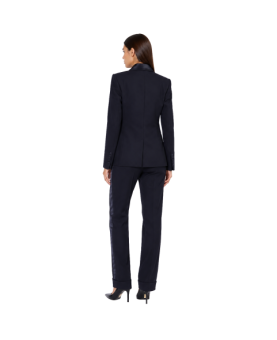 Loro Piana Tessuto - completo doppiopetto blu