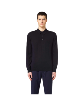 Alpha Studio - polo merinos ultrafine