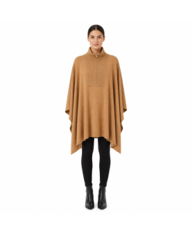 Alpha Studio - lupetto zip poncho total look