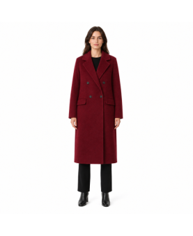 Alpha Studio - cappotto doppiopetto  lungo lana