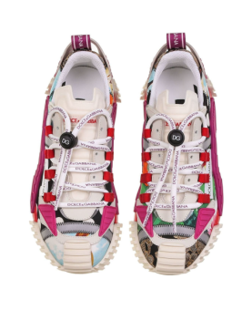 Dolce & Gabbana - sneaker bassa patch multi