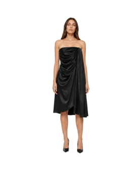 Dolce & Gabbana - abito nero con drappeggio