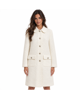 Dolce & Gabbana - cappotto bianco fibra di cammello