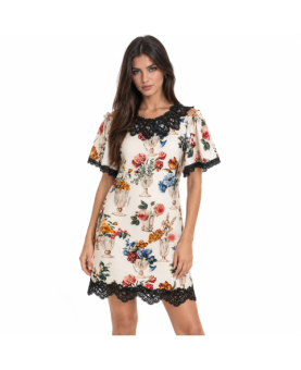 Dolce & Gabbana - abito bicchieri bianco
