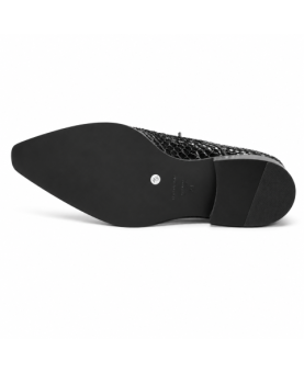 Dolce & Gabbana - derby in pitone nero