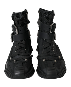 Dolce & Gabbana - sneaker alta nylon gomma