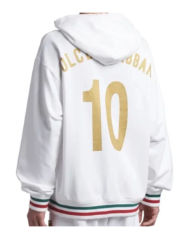 Dolce & Gabbana - optical white hoodie