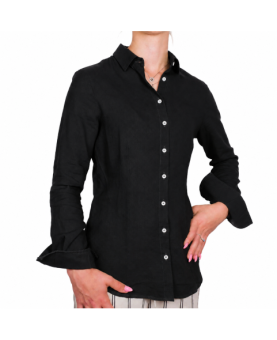 Bagutta - camicia lino nero