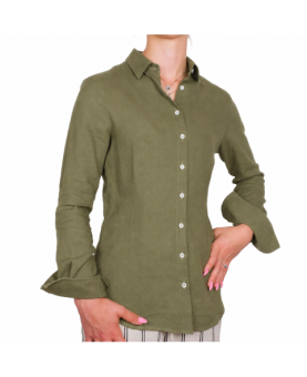 Bagutta - camicia lino army