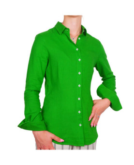 Bagutta - camicia lino verde