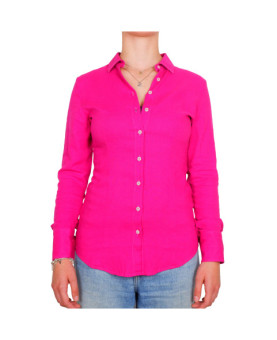 Bagutta - camicia lino fuxia