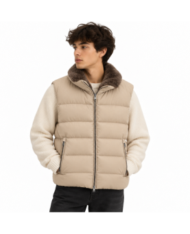 Herno - Smanicato con pelliccia